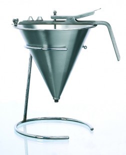 Automatic confectionery funnel stand