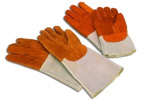 Baker gloves, 5 finger, leather