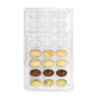 BON-BON Mould "Egg" 24 PIECES/ 50*25*15 mm# 21g