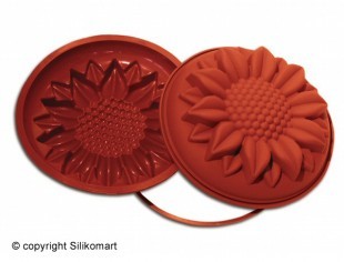 Szilikonos napraforgó sütőforma