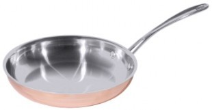 Copper flambé pan