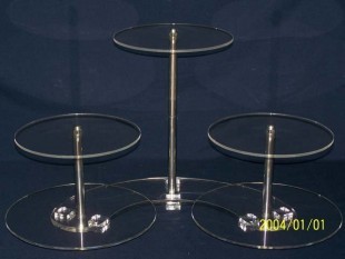 Cake stand, 5 levels, pushed off type