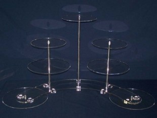 Cake stand, 7 levels, flated