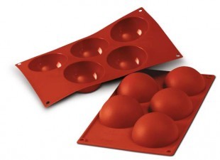 Silicone mould Half Sphere