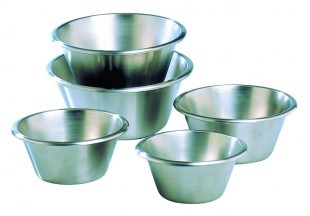 Flat-bottom mixing bowl