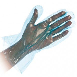 Gloves, Polyclassic soft, disposable, blue,