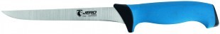 Filéző kés, 18 cm, kék nyél