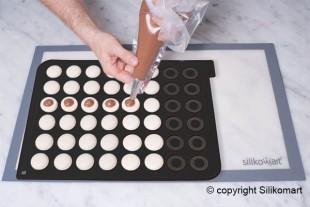 Macaron sütő peremes 60x40