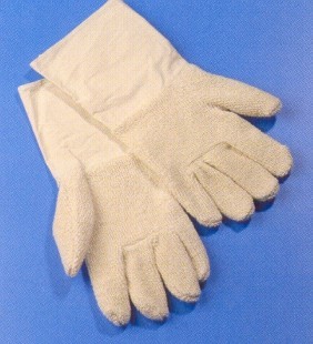 Cotton baking gloves, 40 cm