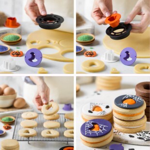 Mix&amp;Match ischler kiszúró készlet Halloween