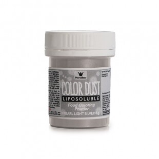 Colour Dust Liposoluble - Light Pearl Silver