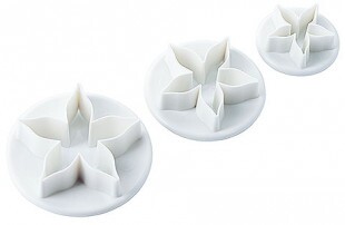 Cutter with pusher (rose leaves)