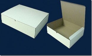 Cardboard box for cake
