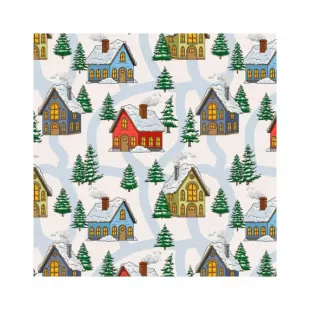 Sütis doboz ablakos - Karácsonyi házikó