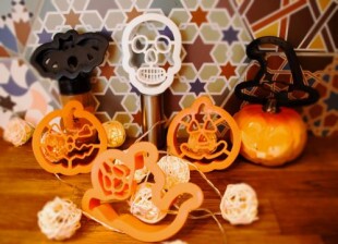 Halloween kiszúró - denevér