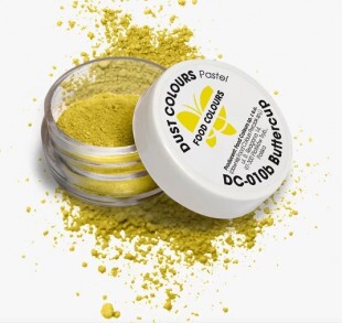 Ételfesték por sárga pasztel - zsírban, vízben és alkoholban oldódó - (Boglárka)