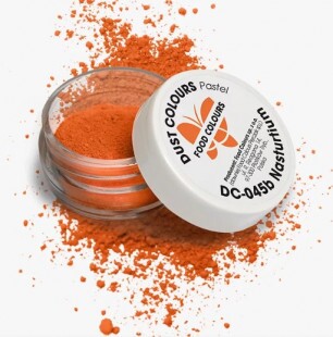Ételfesték por narancssárga pasztel -zsírban, vízben és alkoholban oldódó - (Nasturtium)