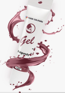 Ételfesték gél burgundi 30g
