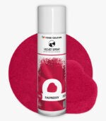 Bársony spray málnapiros/Raspberry (E171 mentes)