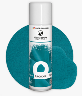 Bársony spray türkiz/Turquoise ( E171 mentes)
