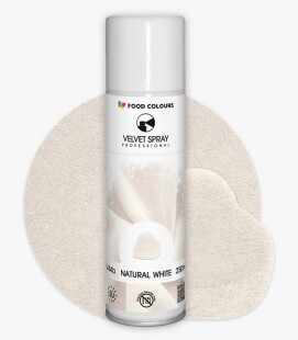 Bársony spray natúr fehér/Natural White (E171 mentes)