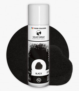 Bársony spray fekete/Black (E171 mentes)