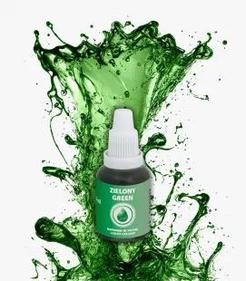 ÉTELFESTÉK FOLYÉKONY VÍZBÁZISÚ "AIRBRUSH-HOZ" # 20ml #ZÖLD
