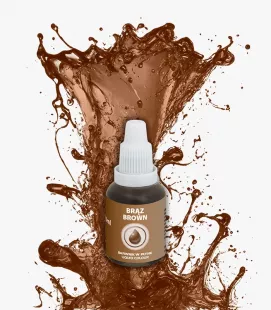 ÉTELFESTÉK FOLYÉKONY VÍZBÁZISÚ "AIRBRUSH-HOZ" # 20ml # BARNA
