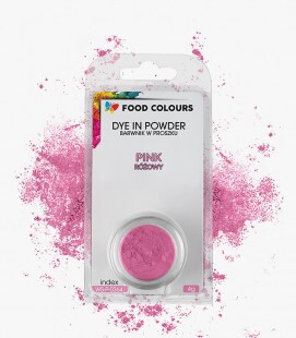 Ételfesték por vízben oldódó Pink (rózsaszín) 4g