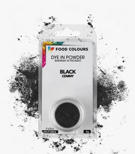 Ételfesték por vízben oldódó Fekete 4g