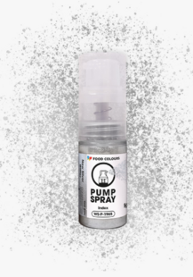 Díszítő pumpás csillámpor - fényes ezüst 5g