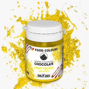 Ételfesték zsírban oldódó (csokoládé) világos Sárga 20 g.