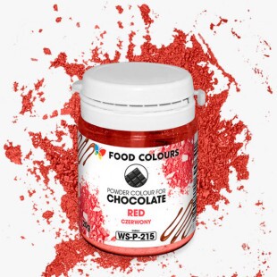 Ételfesték por zsírban oldódó (csokoládé) Piros 20 g.