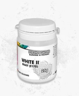Ételfesték por vízben oldódó - Fehér II 25g (E170 )