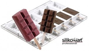 Szilikonos jégkrém/fagyi készítő forma /GEL02/