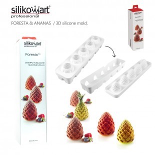 Silicone mould /Foresta&amp;Ananas 110/