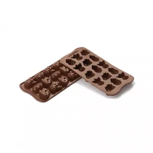 Szilikonos bon-bon forma - Tél "CHOCO WINTER"
