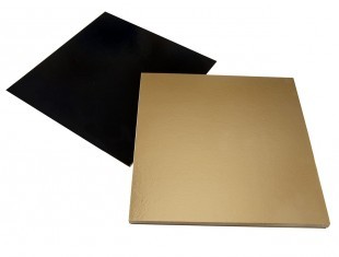 Gold/black under cake boards